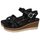 Schuhe Damen Sandalen / Sandaletten Refresh  Schwarz