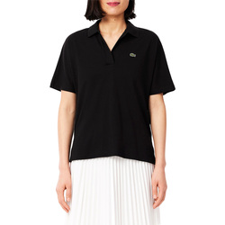 Kleidung Damen T-Shirts & Poloshirts Lacoste  Schwarz