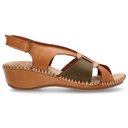 Schuhe Damen Sandalen / Sandaletten 48 Horas 4010 Braun