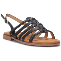 Schuhe Damen Sandalen / Sandaletten La Modeuse 74931_P177003 Schwarz