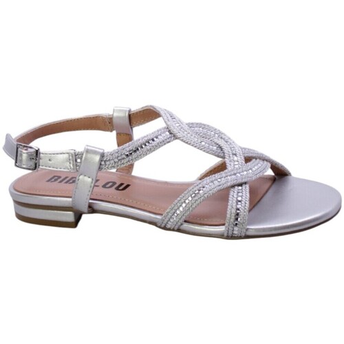 Schuhe Damen Sandalen / Sandaletten Bibi Lou 145130 Silbern