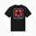 Kleidung Herren T-Shirts & Poloshirts Converse LOGO T-SHIRT Schwarz
