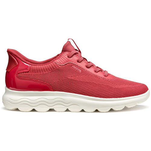 Schuhe Damen Sneaker Geox D Spherica Plus sneaker Rot