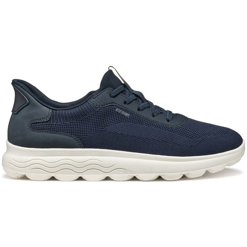 Schuhe Herren Sneaker Geox U Spherica Plus sneaker in tessuto Blau