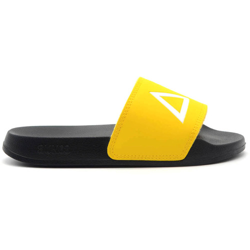 Schuhe Jungen Pantoffel Sun68 Boy'S Slippers Logo ciabatta mare Gelb