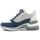 Schuhe Damen Sneaker Keys sneaker con zeppa Blau