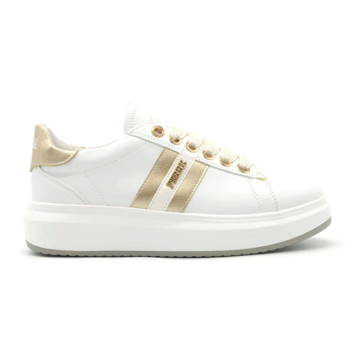 Schuhe Damen Sneaker Ferre Ferré Sinisa A sneaker platform Weiss