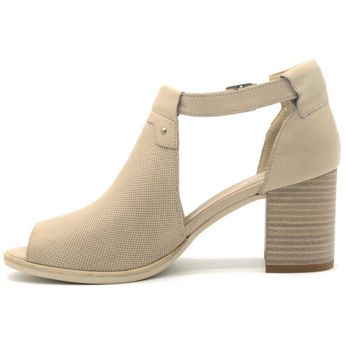 NeroGiardini tronchetto open-toe Beige