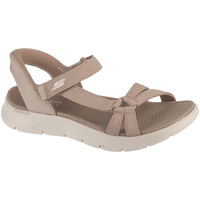 Schuhe Damen Sportliche Sandalen Skechers Slip-Ins: Go Walk Flex Sandal - Illuminate Beige