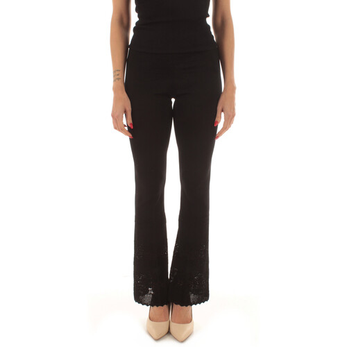 Kleidung Damen 5-Pocket-Hosen Twin Set 251TT3213 Schwarz