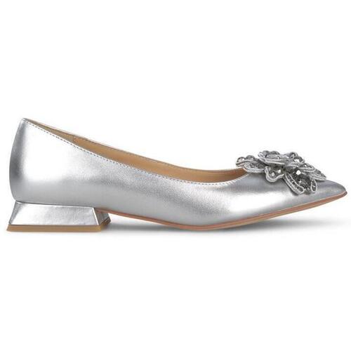 Schuhe Damen Ballerinas ALMA EN PENA I23111 Silbern