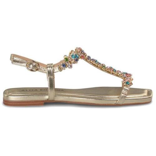 Schuhe Damen Sandalen / Sandaletten ALMA EN PENA V251969 Gold