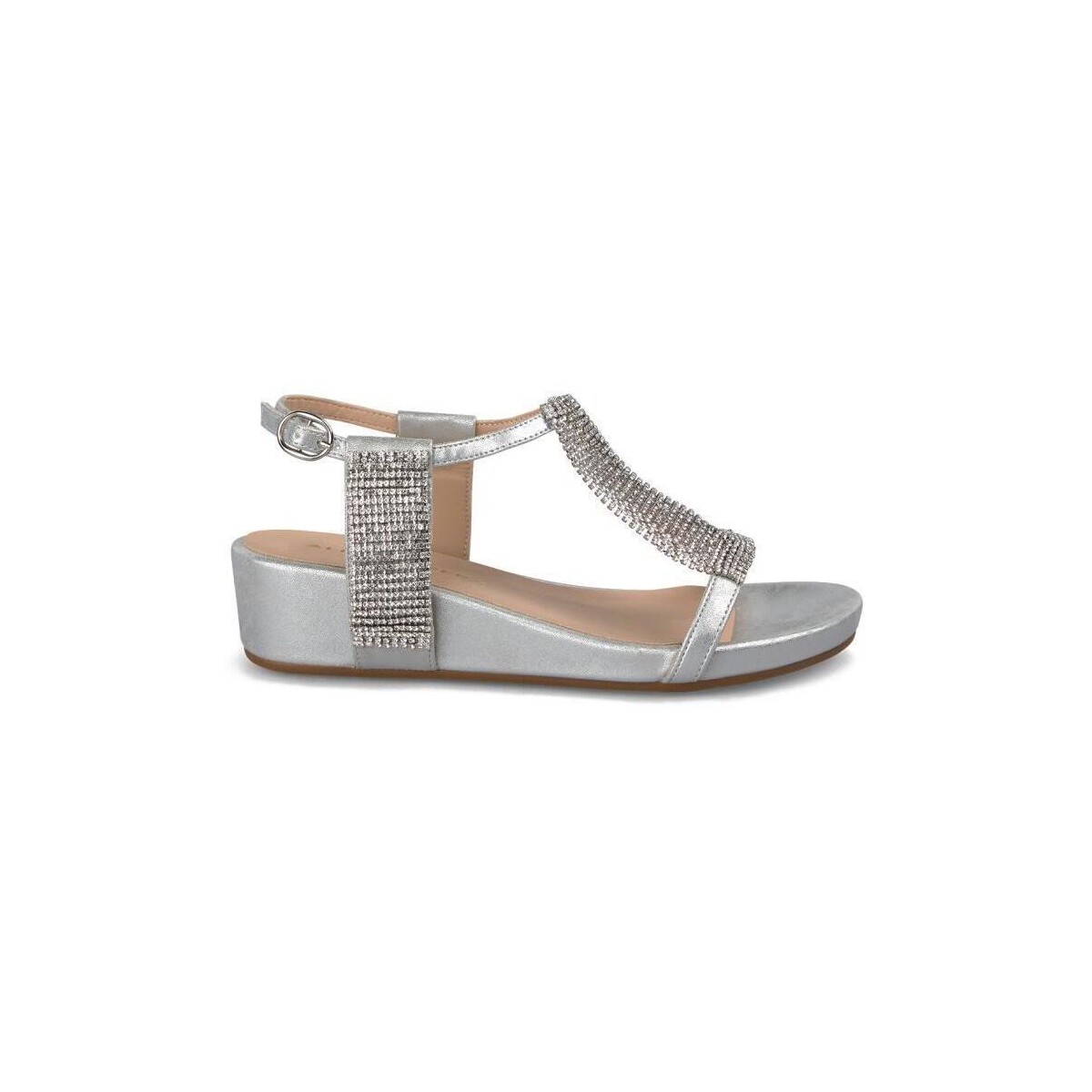 Schuhe Damen Sandalen / Sandaletten ALMA EN PENA V2551776 Silbern