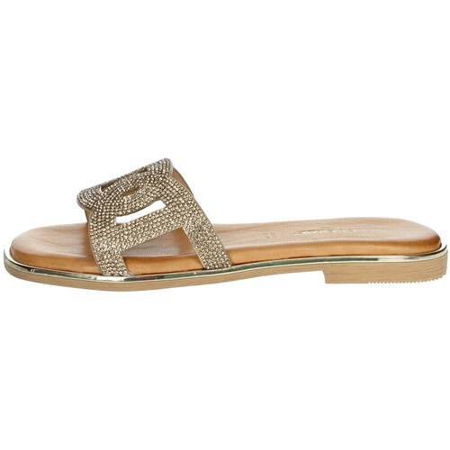 Schuhe Damen Pantoletten Valleverde 32030 Braun