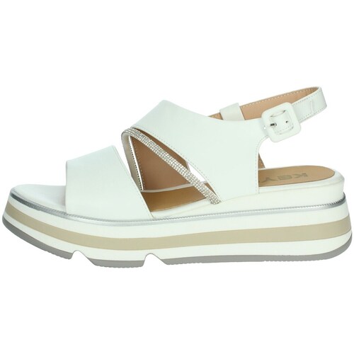 Schuhe Damen Sandalen / Sandaletten Keys K-11010 Weiss
