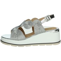 Schuhe Damen Sandalen / Sandaletten Keys K-11002 Silbern