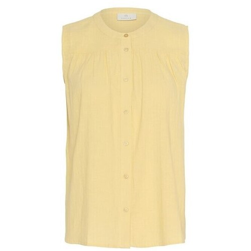 Kleidung Damen Tops / Blusen Kaffe Blouse femme  Pauline Gelb