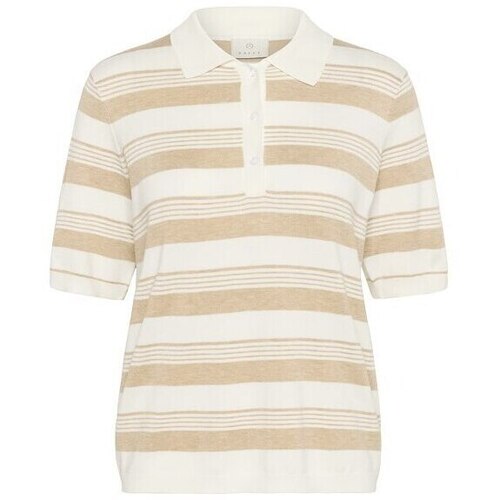 Kleidung Damen Polohemden Kaffe Polo femme  Lizza Basic Grau