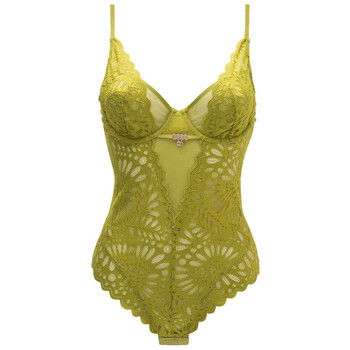 Unterwäsche Damen Bodys Pomm'poire Body slip femme  Amelie Grün
