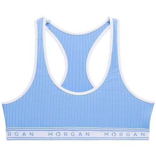 Unterwäsche Mädchen Sport-BH Pomm'poire Brassière fille  Jess Blau