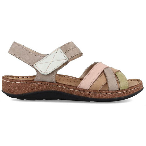 Schuhe Damen Sandalen / Sandaletten Walk & Fly 3861-43170 Beige
