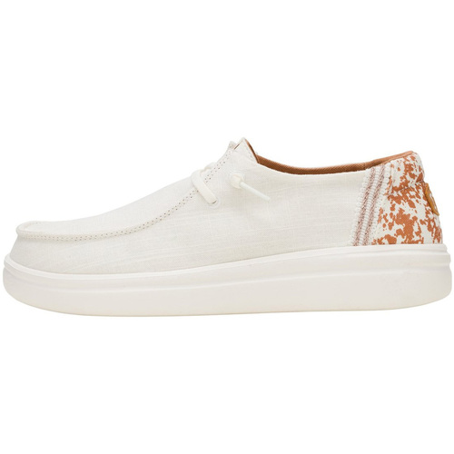 Schuhe Damen Slipper HEYDUDE  Weiss