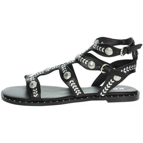 Schuhe Damen Sandalen / Sandaletten Keys K-10892 Schwarz