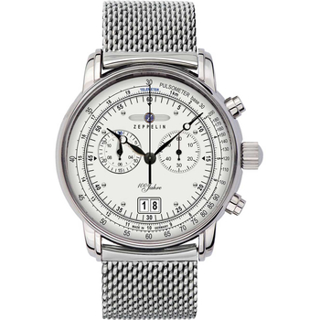 Uhren & Schmuck Herren Armbanduhren Zeppelin 7690M1 Silbern