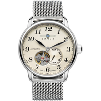 Uhren & Schmuck Herren Armbanduhren Zeppelin 7666M5 Silbern