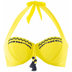 Kleidung Damen Bikini Pomm'poire Haut de maillot de bain baloconnet femme  Mambo Gelb