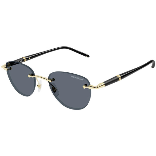 Uhren & Schmuck Herren Sonnenbrillen Montblanc Sonnenbrille MB0412S 001 Gold