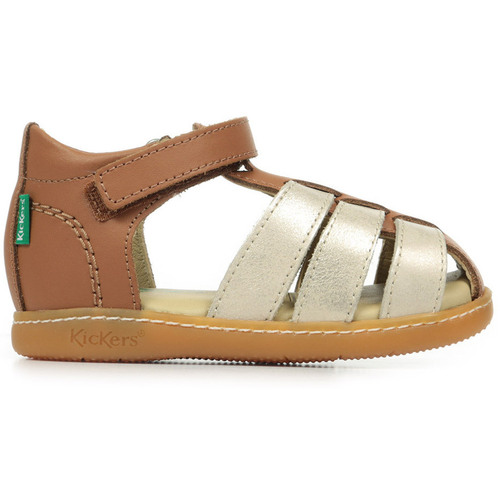 Schuhe Mädchen Sandalen / Sandaletten Kickers Kiick Flo Braun