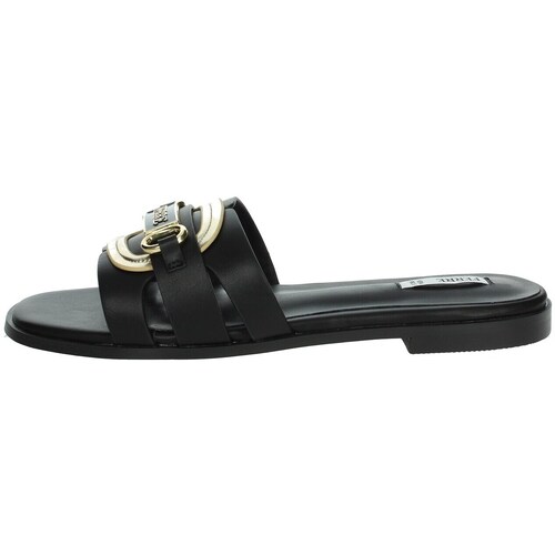 Schuhe Damen Pantoletten Ferre F-254 Schwarz