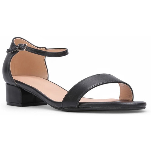 Schuhe Damen Sandalen / Sandaletten La Modeuse 75015_P177351 Schwarz