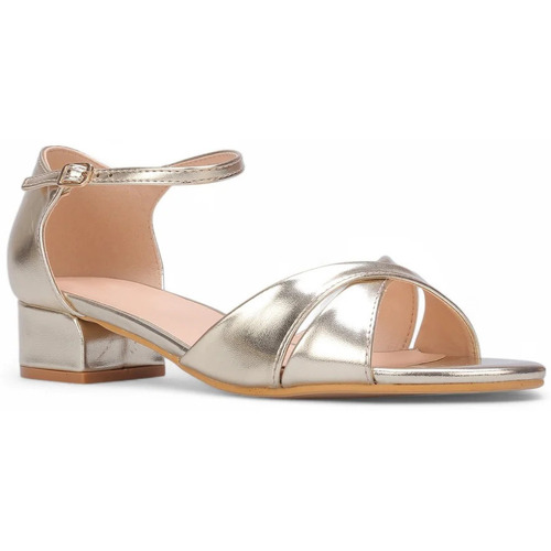 Schuhe Damen Sandalen / Sandaletten La Modeuse 75018_P177368 Gold