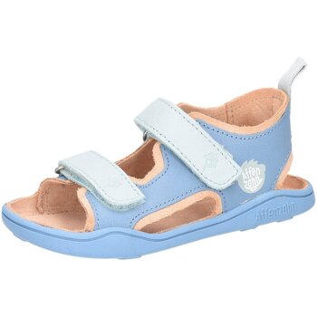 Schuhe Mädchen Sandalen / Sandaletten Affenzahn Schuhe Leder Airy 01394-30211 hai Leder 01394-30211 Blau