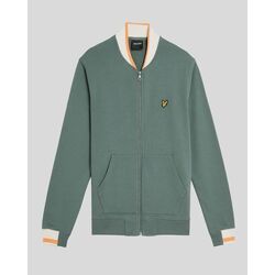 Kleidung Herren Jacken Lyle & Scott ML2205V HALF TIPPED JERSEY-X583 GREEN MERCURIAL Grün