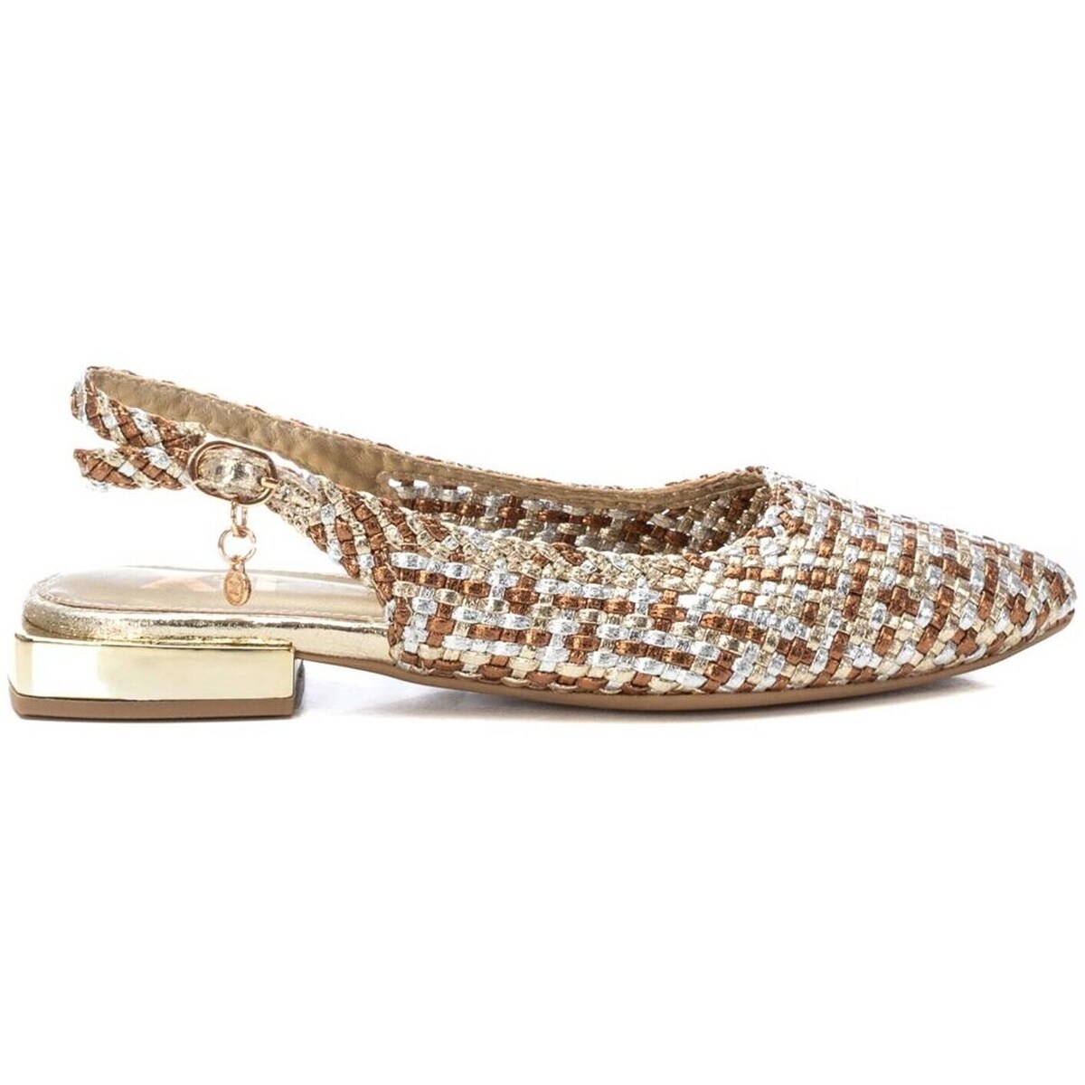 Schuhe Damen Ballerinas Xti 143938 Gold