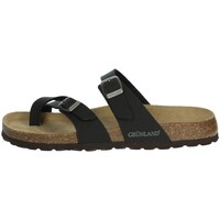 Schuhe Herren Zehensandalen Grunland CB1561-40 Schwarz