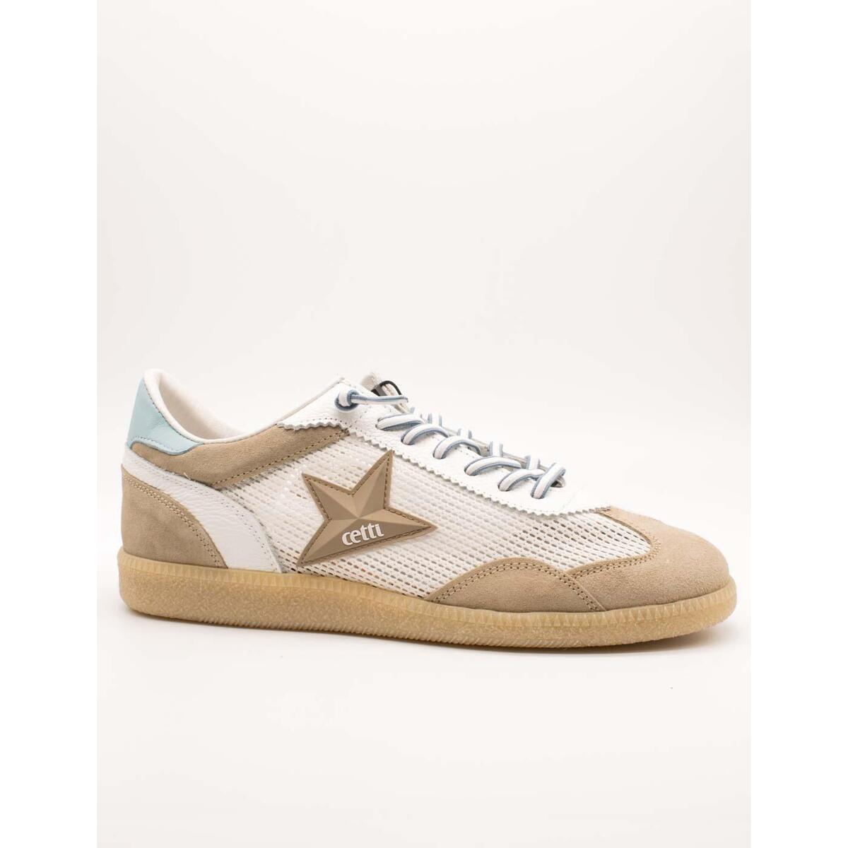 Schuhe Herren Sneaker Low Cetti  Weiss
