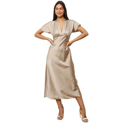 Kleidung Damen Kleider La Modeuse 75163_P177615 Beige