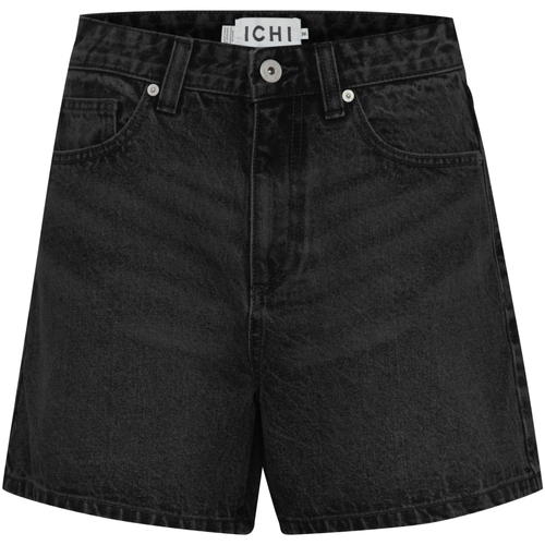 Kleidung Damen Shorts / Bermudas Ichi Short jean femme  Aveny Schwarz
