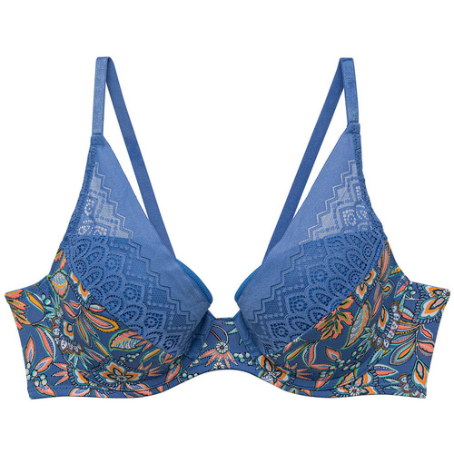 Unterwäsche Damen Schwangerschafts- und Still-BHs Pomm'poire Soutien-gorge ampliforme coque moulée femme  Gazette Blau