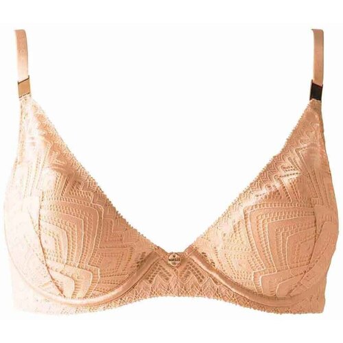 Unterwäsche Damen Schwangerschafts- und Still-BHs Pomm'poire Soutien-gorge ampliforme coque moulée femme  Nina Beige
