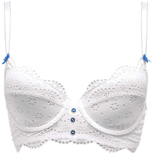 Unterwäsche Damen Schwangerschafts- und Still-BHs Pomm'poire Soutien-gorge ampliforme femme  Faience Weiss