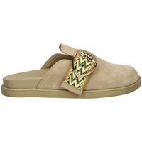 Schuhe Damen Pantoletten / Clogs Blauer Pantoletten Beige