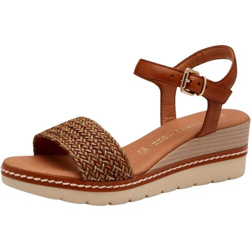 Schuhe Damen Sandalen / Sandaletten Marco Tozzi Sandalen Braun