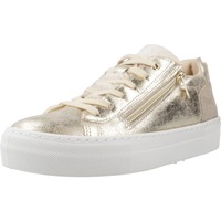 Schuhe Damen Sneaker Geox D CLAUDIN Gold