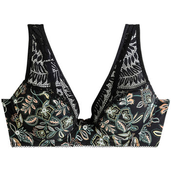 Unterwäsche Damen Schwangerschafts- und Still-BHs Pomm'poire Soutien-gorge ampliforme coque moulée femme  Ivresse Schwarz