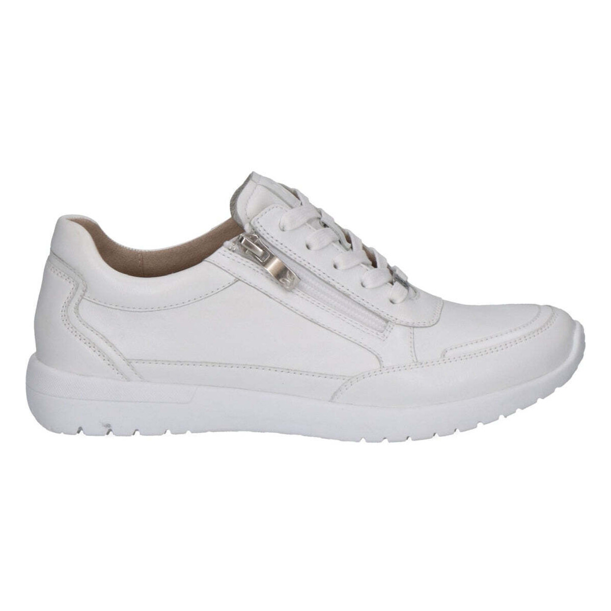 Schuhe Damen Sneaker Low Caprice  Weiss